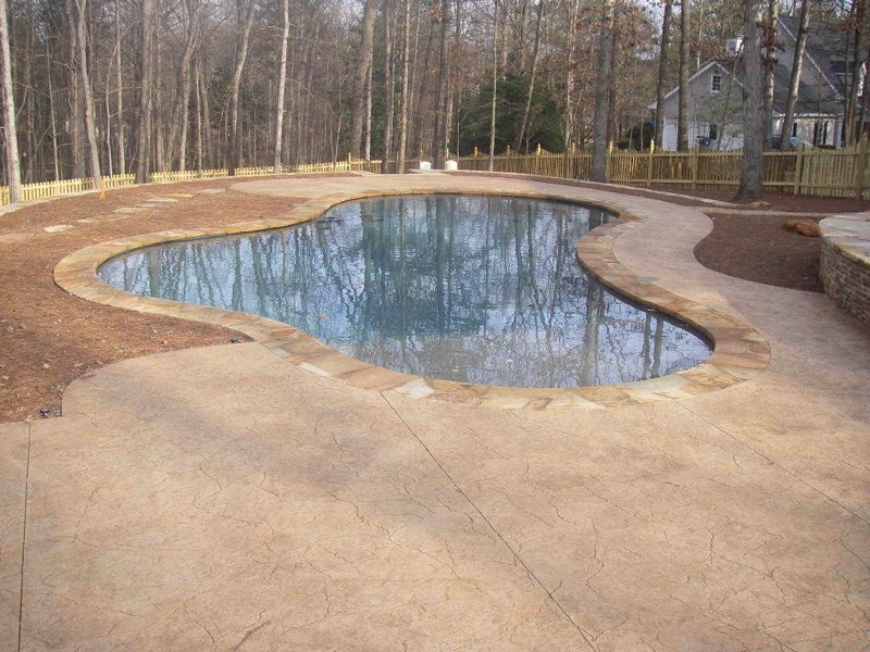 pool paving